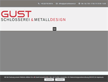 Tablet Screenshot of gust-schlosserei.at